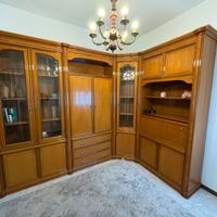 Vetrina vintage in legno massello