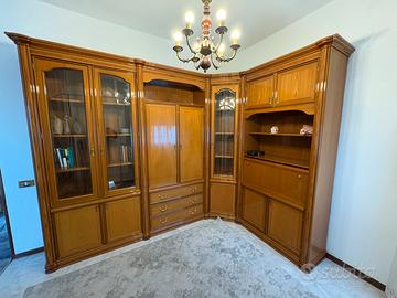 Vetrina vintage in legno massello