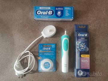 Oral b set spazzolino elettrico