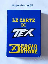 Carte da gioco TEX della Modiano/Bonelli