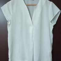 Blusa ONLY bianca manica corta Nuova