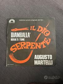 Vinile 45 giri Augusto Martelli Il Dio Serpente