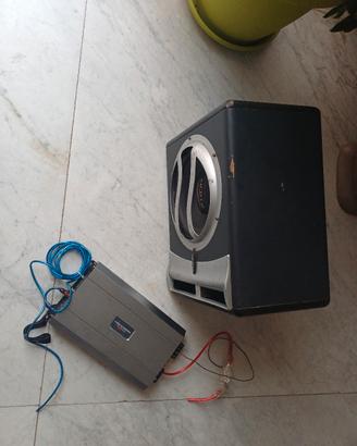 subwoofer + amplificatore