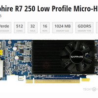 Sapphire R7 250 1gb LP AMD scheda video