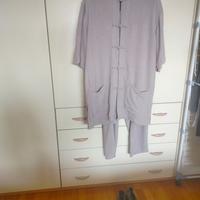 Completo estivo Tai Chi/Kung Fu con scarpe