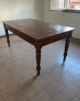 Tavolo antico da restaurare