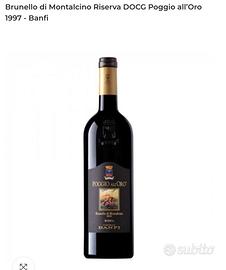 Bottiglia di Brunello di Montalcino