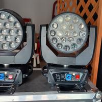 teste mobili led wash zoom 300 watt rgbw NUOVE 