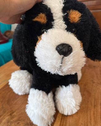 Peluche cucciolo Bovaro Bernese/ San Bernardo