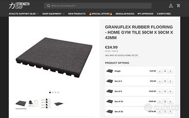 Pavimentazione Granuflex 20 piastrelle – Home Gym