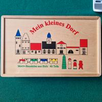 Set di costruzioni in legno "Mio Piccolo Paese"