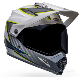 CASCO BELL MX-9 ADVENTURE MIPS DALTON BIANCO