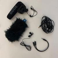 Microfono shotgun RØDE VideoMic Pro e lavalier
