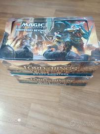 2 box di carte magic Signore degli Anelli