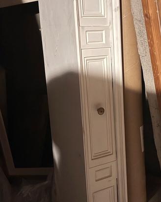 Mensola legno con cassetti