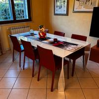 Set Tavolo MOLTENI + 6 Sedie CATTELAN