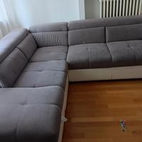 Divano letto angolare con contenitore 