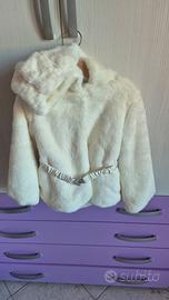 cappotto bambina OVS finta pelliccia 4/5 anni