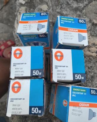 6 Lampadine osram w50