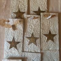 Buste regali  artigianali in cotone set da 5 pezzi