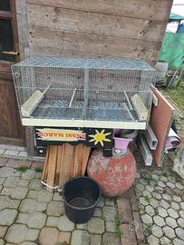 Grande gabbia da cova