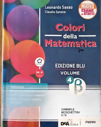 Colori della matematica edizione blu volume 4b 4