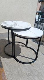 Coppia Tavolini da Salotto Sovrapponibili 