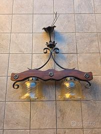 Lampadario da taverna 