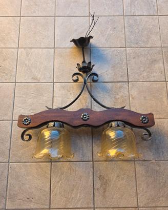 Lampadario da taverna 