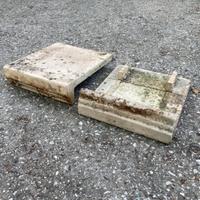 30 mattonelle con spigolo in ceramica non smaltata