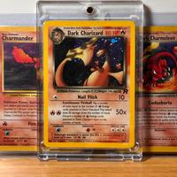 🔥Dark Charizard Holo con Charmeleon e Charmander