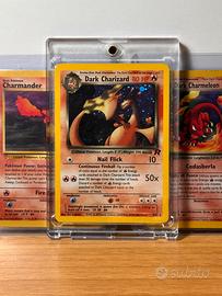 🔥Dark Charizard Holo con Charmeleon e Charmander