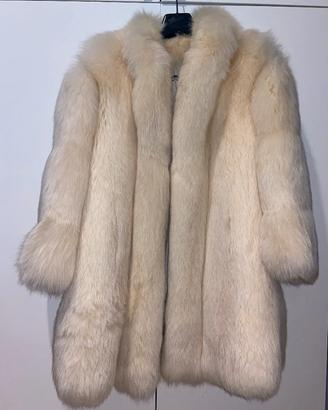 Giaccone avvolgente crema stile vintage - Sunseri