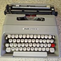 Olivetti Lettera 35 grigia funzionante + custodia