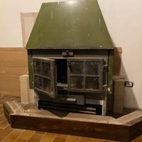 Basamento per caminetto angolare