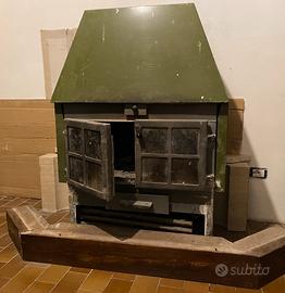 Basamento per caminetto angolare