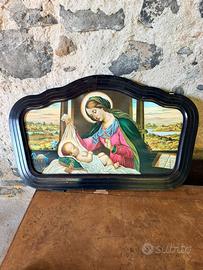 Quadro antico Madonna con Bambino