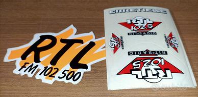 adesivi vintage ANNI 80 RTL 102.5