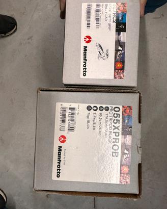 Kit Treppiede Manfrotto 055XPROB + Testa 327RC2