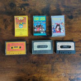 Lotto 6 musicassette Cristina D’Avena Super Sigle