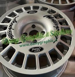 Adesivi per cerchi O.Z Racing Speedline corse ecc