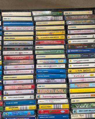 Musicassette anni 50-60-70-80
