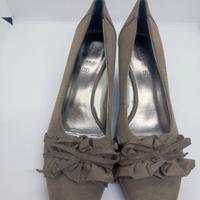 Eleganti scarpe, con zeppa, taglia 38