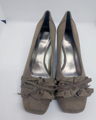Eleganti scarpe, con zeppa, taglia 38