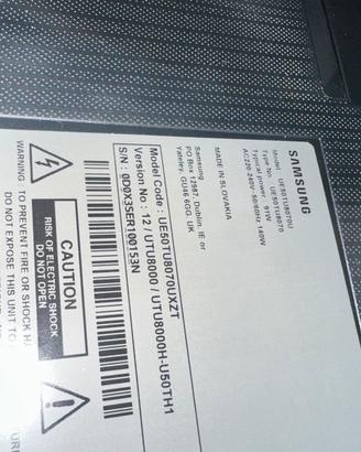TV SAMSUNG 50 POLLICI