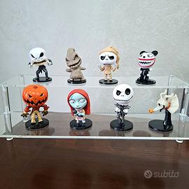 nightmare before christmas figure set completo 8pz