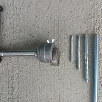 Gira barra filettata 