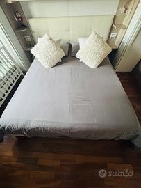 Letto matrimoniale contenitore più materasso