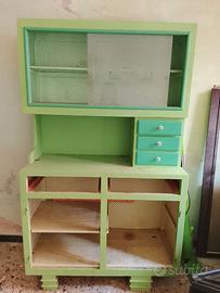 Vetrinetta da cucina tinello ovviamente con sporte