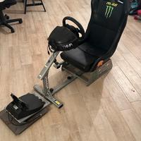Postazione Playseat completa di volante T300Rs